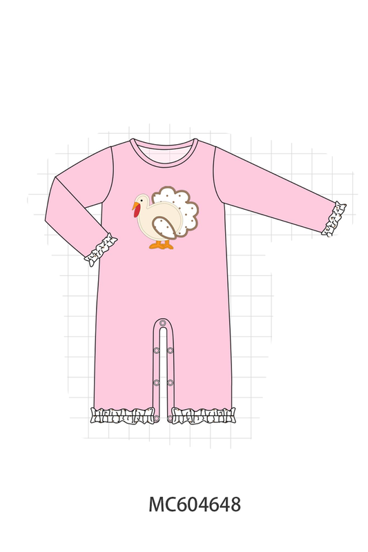 PO88 Pink&blue thanksgiving turkey applique collection - closing 4/27 - eta late September