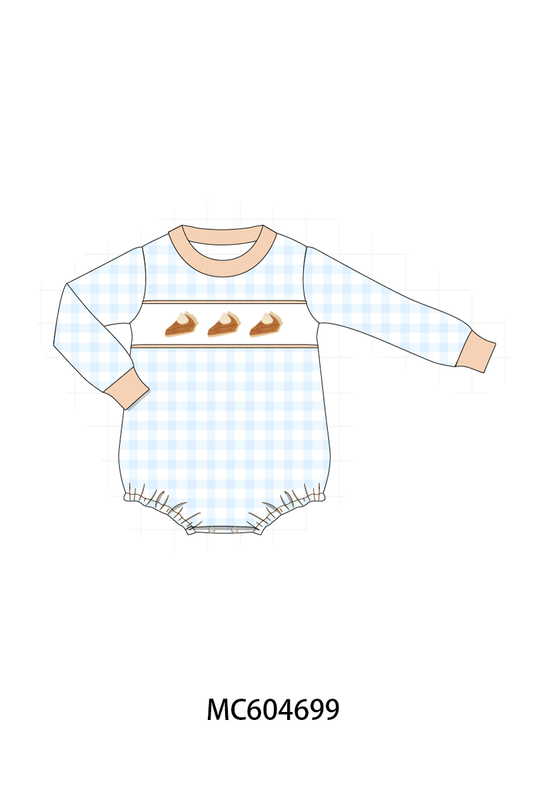 PO88 Pumpkin pie bow embroidery ruffle collection 2 - closing 4/27 - eta late September