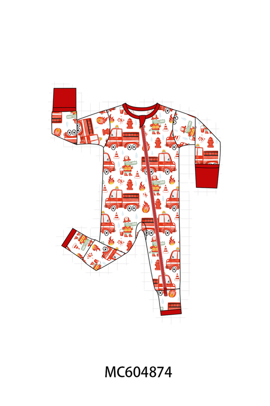 PO90 Red fire engine crocodile bamboo collection - closing 5/11 - ETA early October
