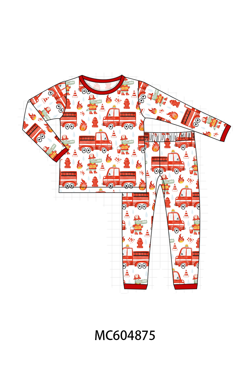 PO90 Red fire engine crocodile bamboo collection - closing 5/11 - ETA early October