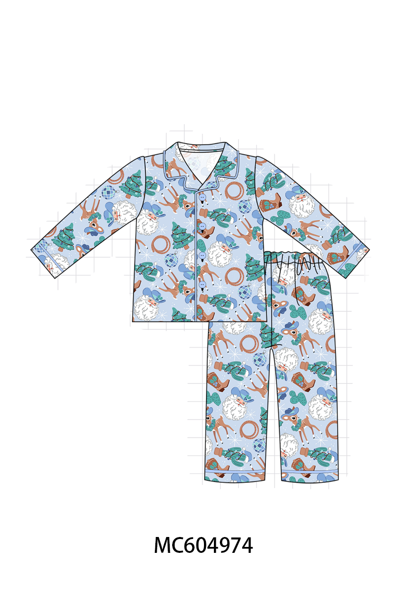 PO90 Pink&blue cowboy print bamboo collection - closing 5/11 - ETA early October