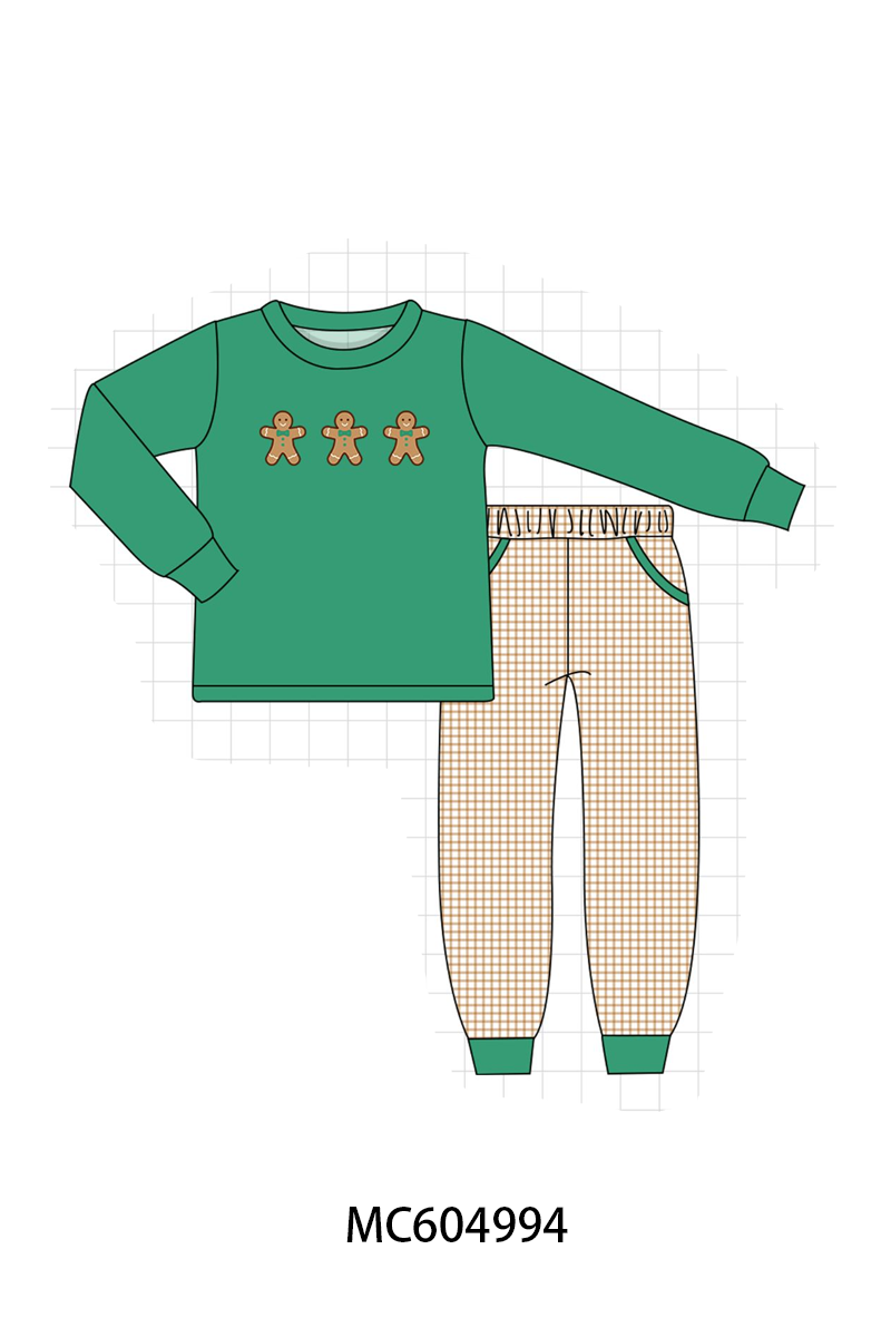 PO90 Pink&green christmas gingerbread embroidery collection - closing 5/11 - ETA early October