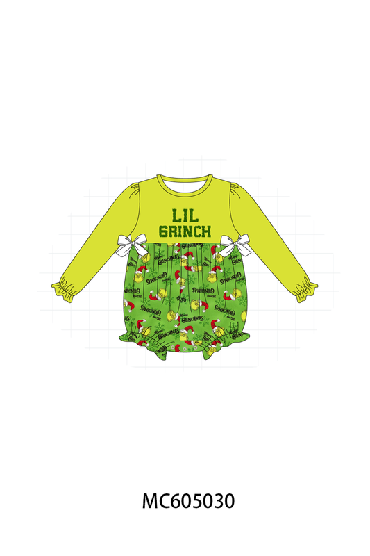 PO92 Green christmas LIL grinch french knot collection - closing 5/25 - ETA late October