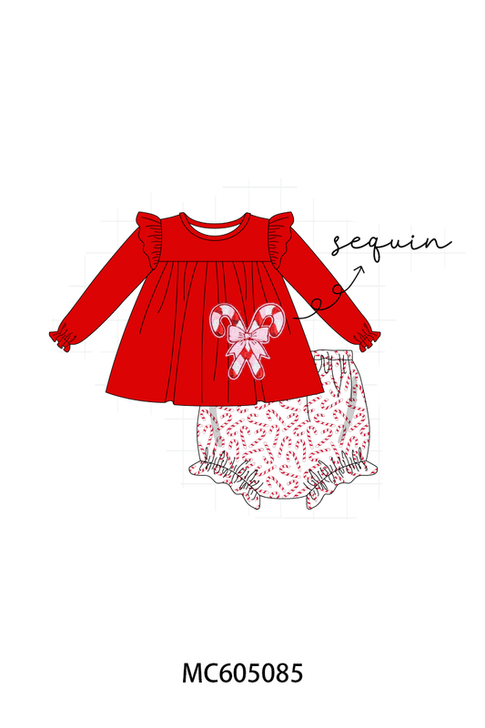 PO92 Red christmas candy sequin collection - closing 5/25 - ETA late October