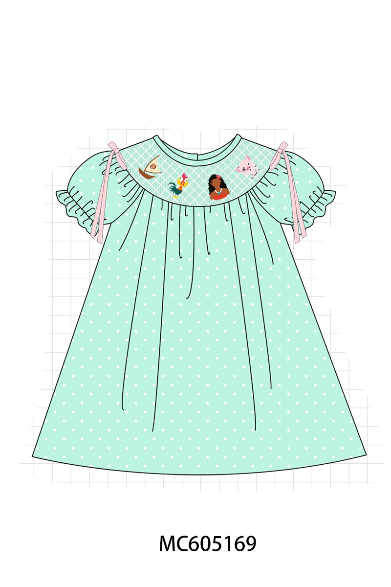 PO92 Green character smocked collection - closing 5/25 - ETA late October