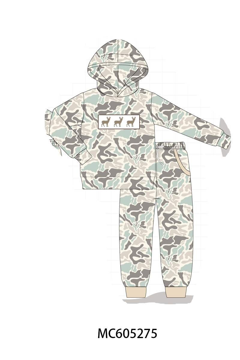 PO92 Camouflage hunting deer embroidery collection - closing 5/25 - ETA late October