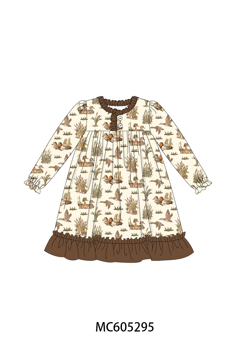 PO92 Brown duck embroidery bamboo collection - closing 5/25 - ETA late October