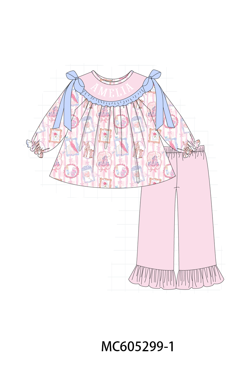 PO92 Pink monogram embroidery collection - closing 5/25 - ETA late October