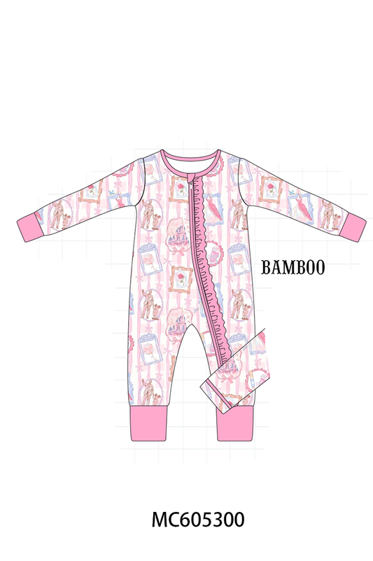 PO92 Pink character castle bamboo collection - closing 5/25 - ETA late October