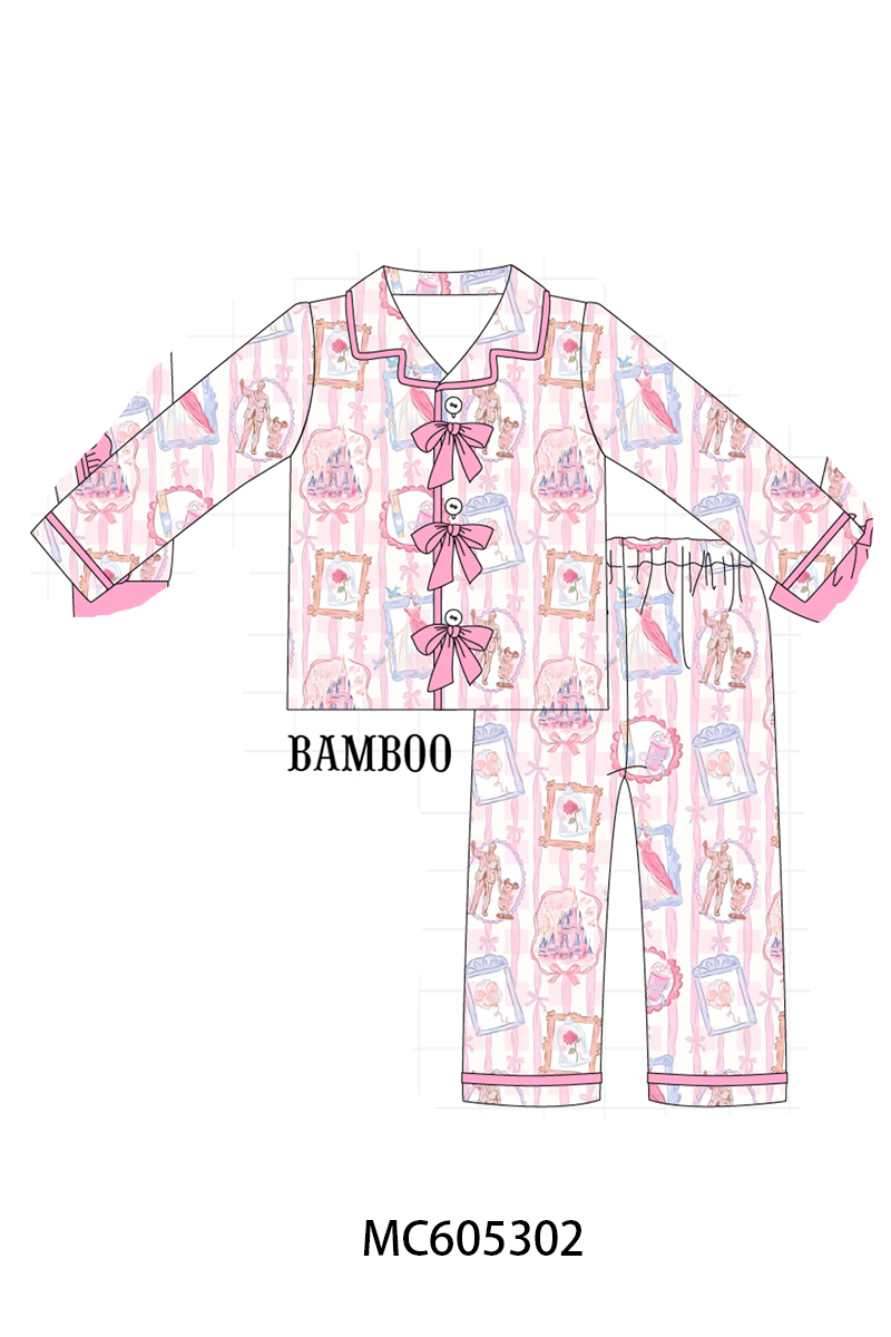 PO92 Pink character castle bamboo collection - closing 5/25 - ETA late October
