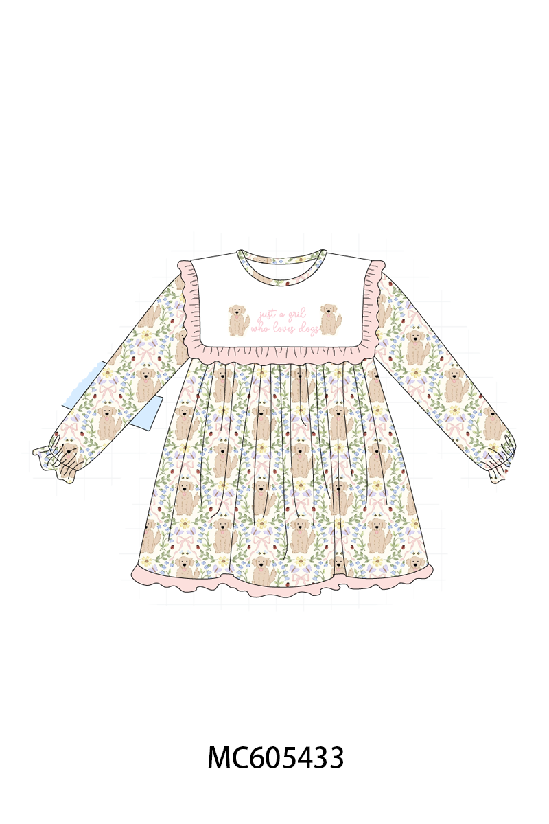 PO93 Pink&blue puppy embroidery collection - closing 6/8 - ETA November