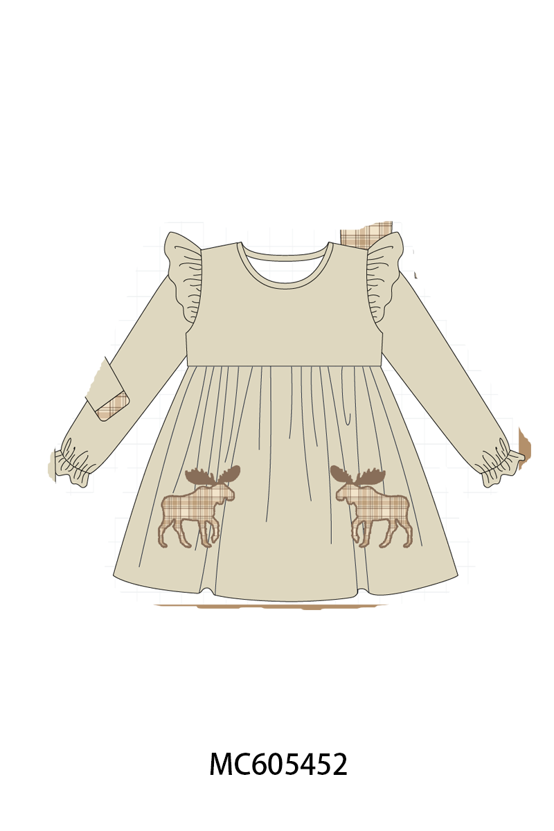 PO93 Khaki moose applique plaid collection - closing 6/8 - ETA November