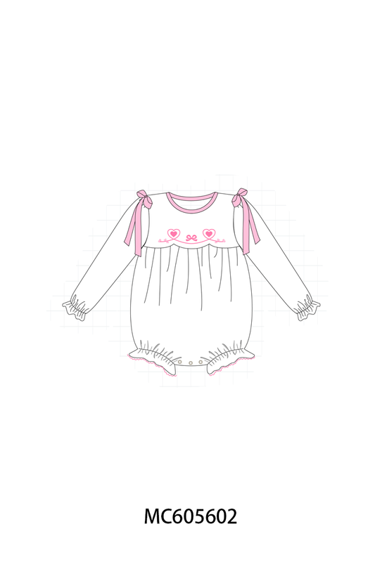 PO95 Pink valentine's day bow heart collection - closing 6/22 - ETA late November