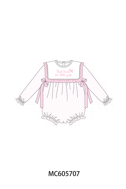 PO93 Pink&blue embroidery dot gingham collection - closing 6/8 - ETA November