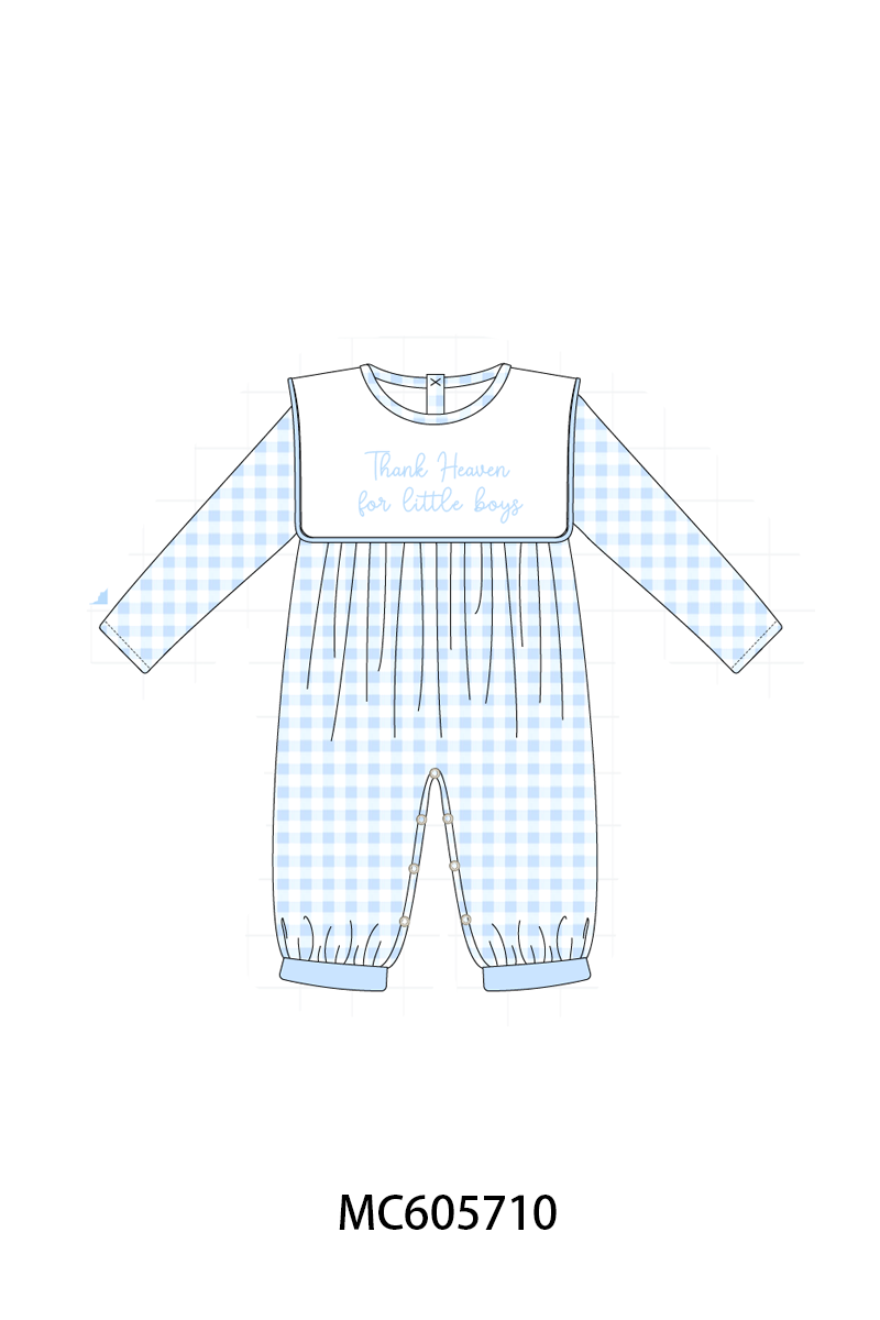 PO93 Pink&blue embroidery dot gingham collection - closing 6/8 - ETA November