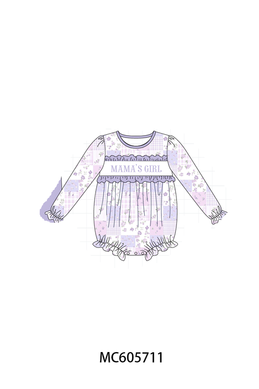 PO95 Mama's girl embroidery ruffle collection - closing 6/22 - ETA late November