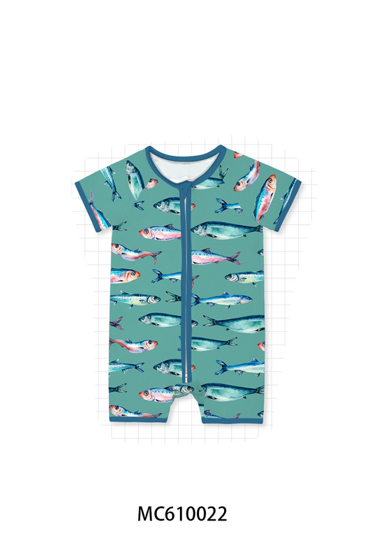 PO108 Teal fish bamboo collection - closing 10/26 - ETA march