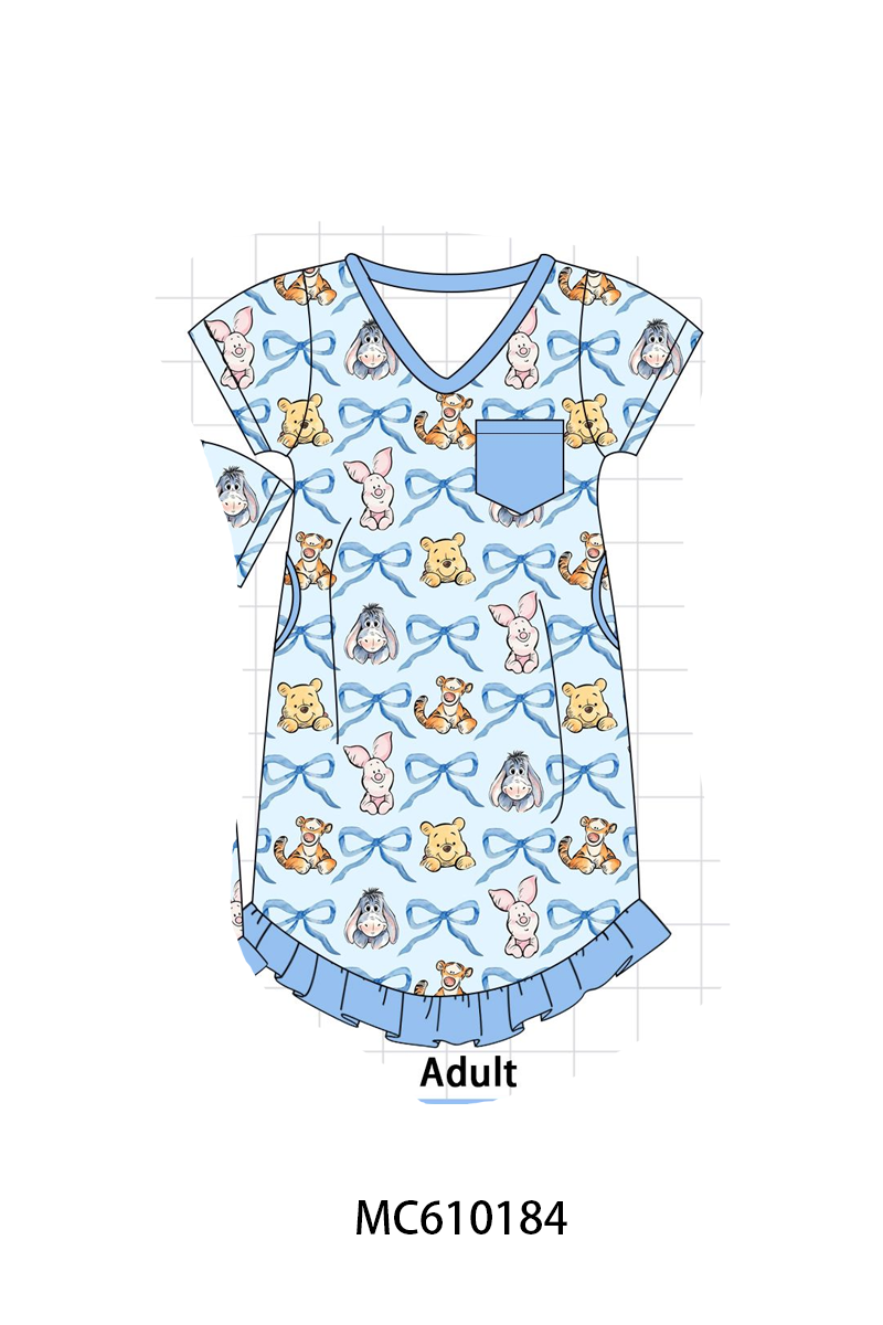 PO108 Blue winnie the pooh bamboo collection - closing 10/26 - ETA march