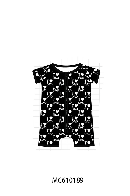 PO108 Black I love DAD bamboo collection - closing 10/26 - ETA march