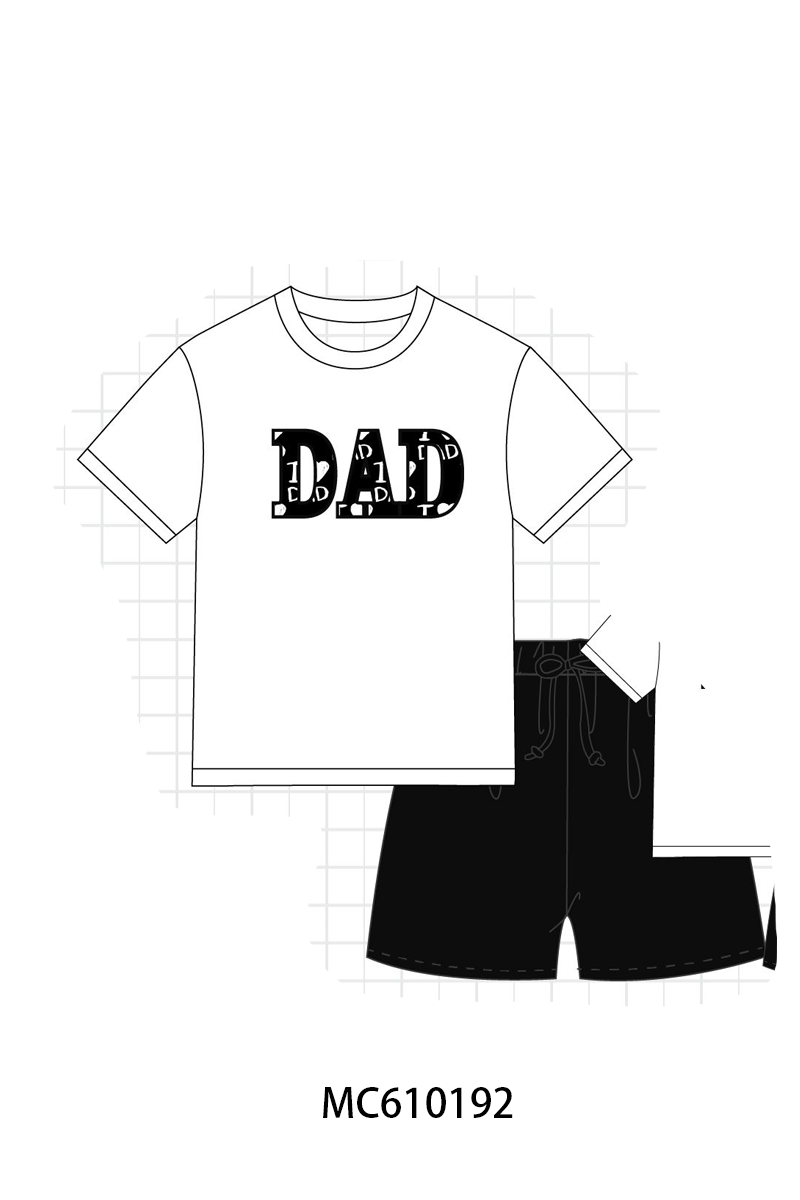 PO108 Black I love DAD bamboo collection - closing 10/26 - ETA march