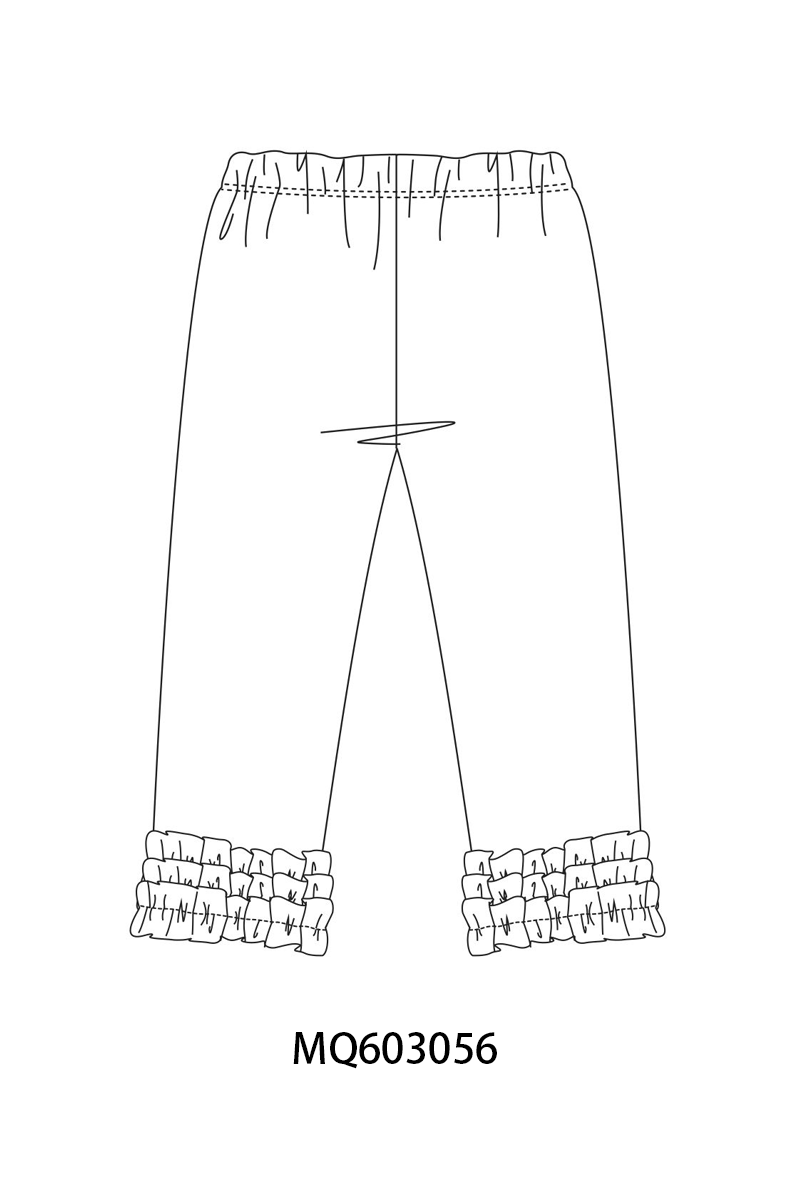 PO84 Multicolored girl ruffle pants collection 1 - ETA late august - closing 3/23
