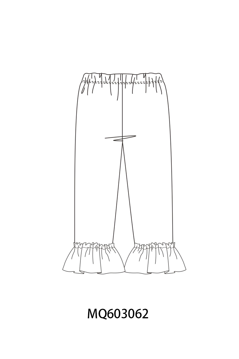 PO84 Multicolored girl ruffle pants collection 2 - ETA late august - closing 3/23