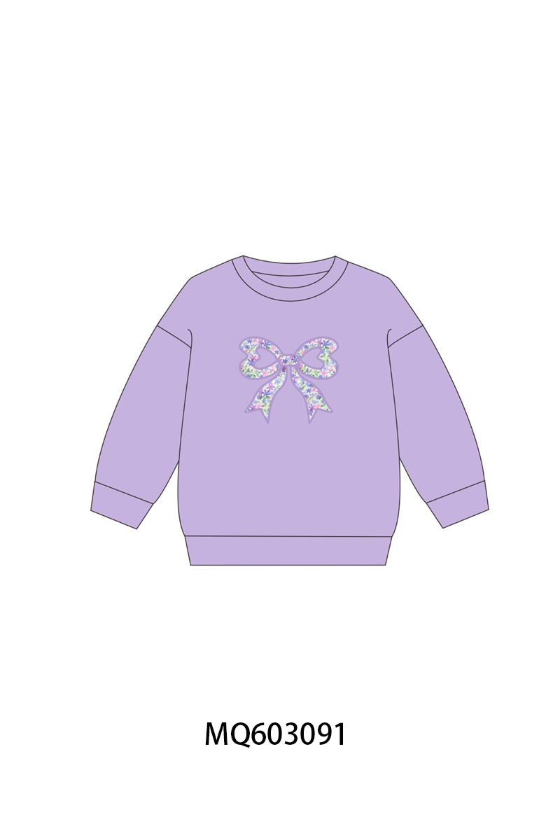 PO84 Multicolored floral bow embroidery collection 2 - ETA late august - closing 3/23