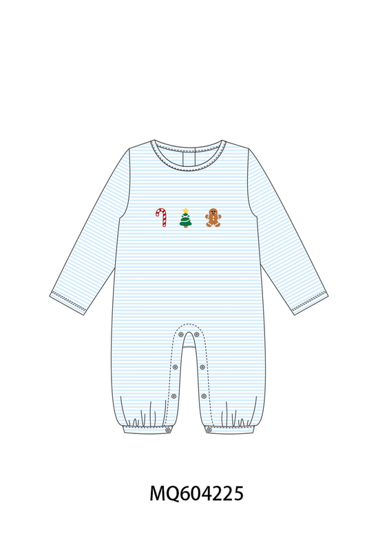 PO89 Pink&blue christmas tree gingerbread candy cane embroidery collection - closing 5/4 - ETA late october