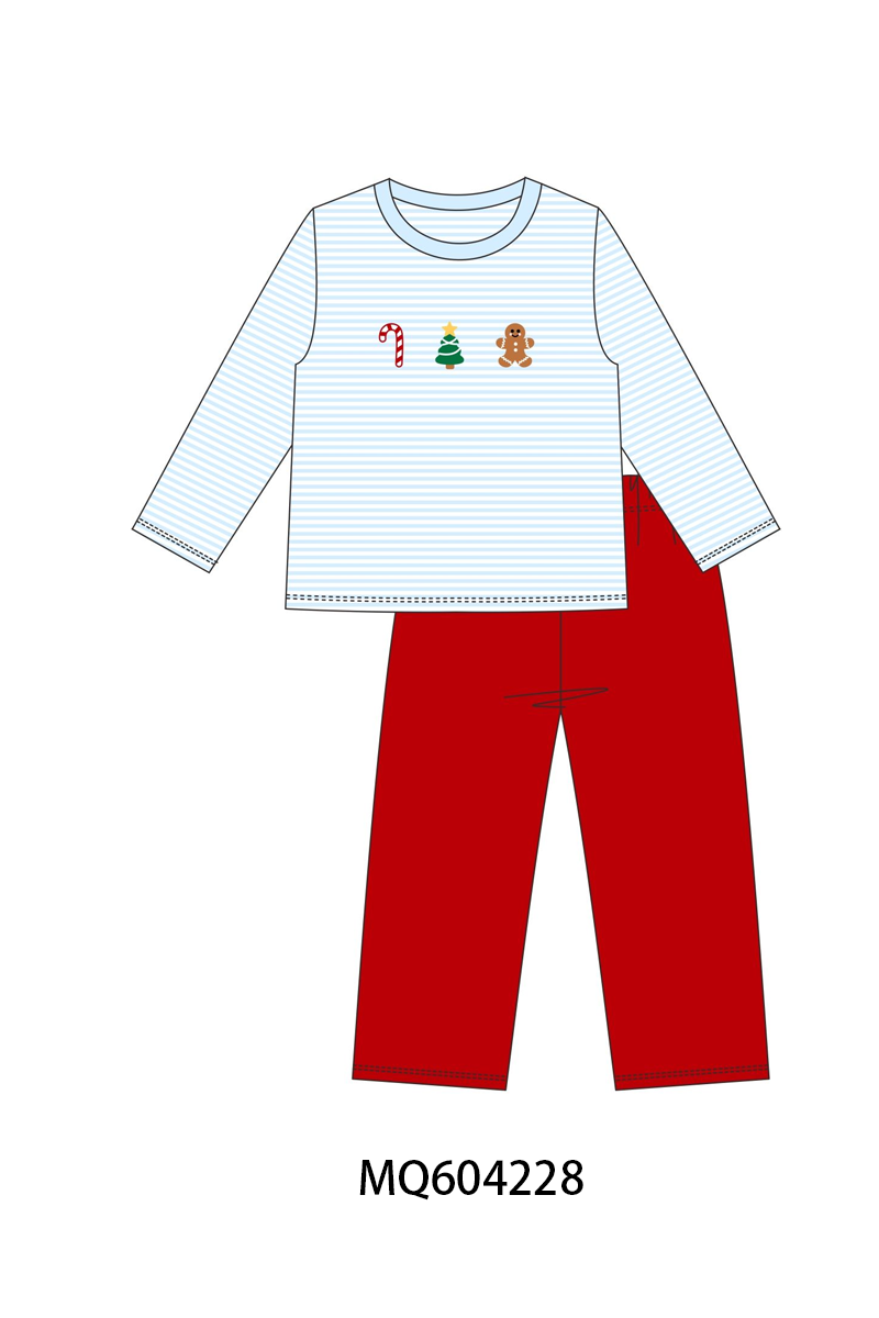 PO89 Pink&blue christmas tree gingerbread candy cane embroidery collection - closing 5/4 - ETA late october