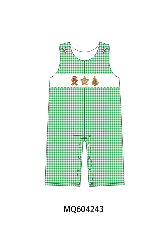 PO89 Green christmas gingerbread embroidery collection - closing 5/4 - ETA late october