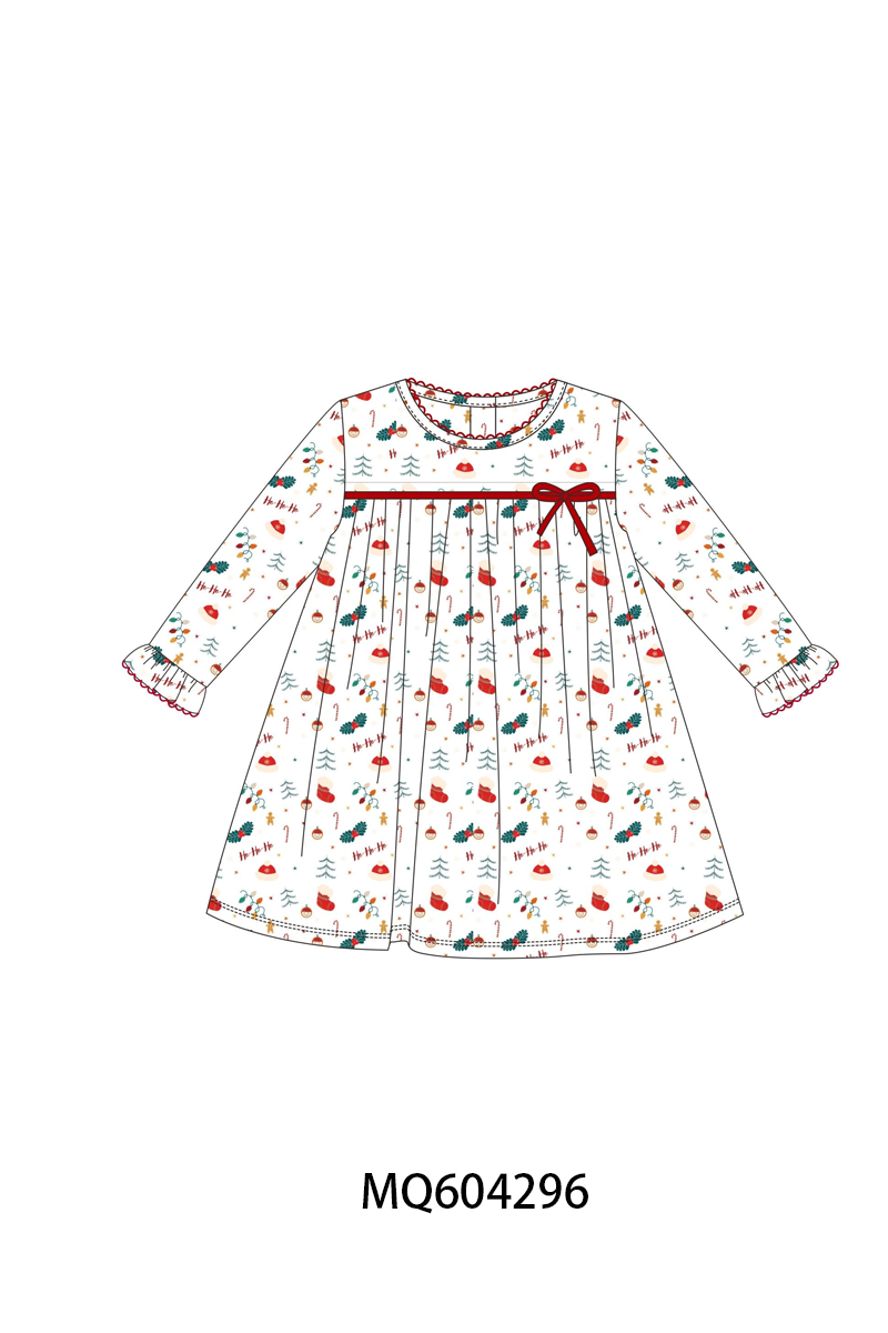 PO89 Red christmas holly print bamboo collection - closing 5/4 - ETA late october