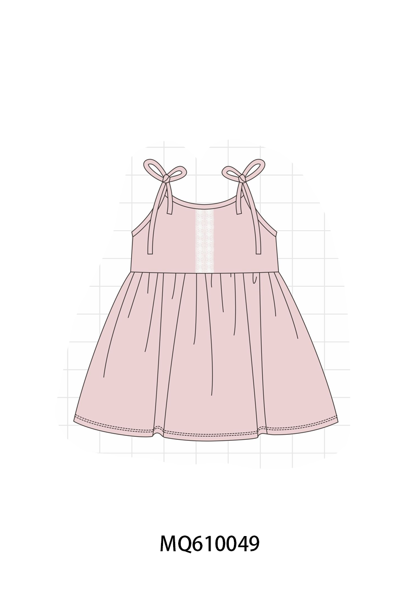 PO109 Multicolored lace bow dress -closing 11/2- ETA May