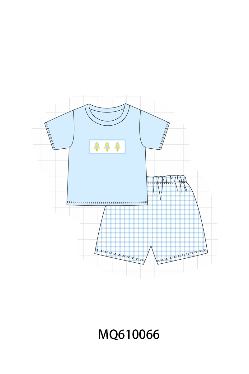 PO109 Blue rocket embroidery collection -closing 11/2- ETA May