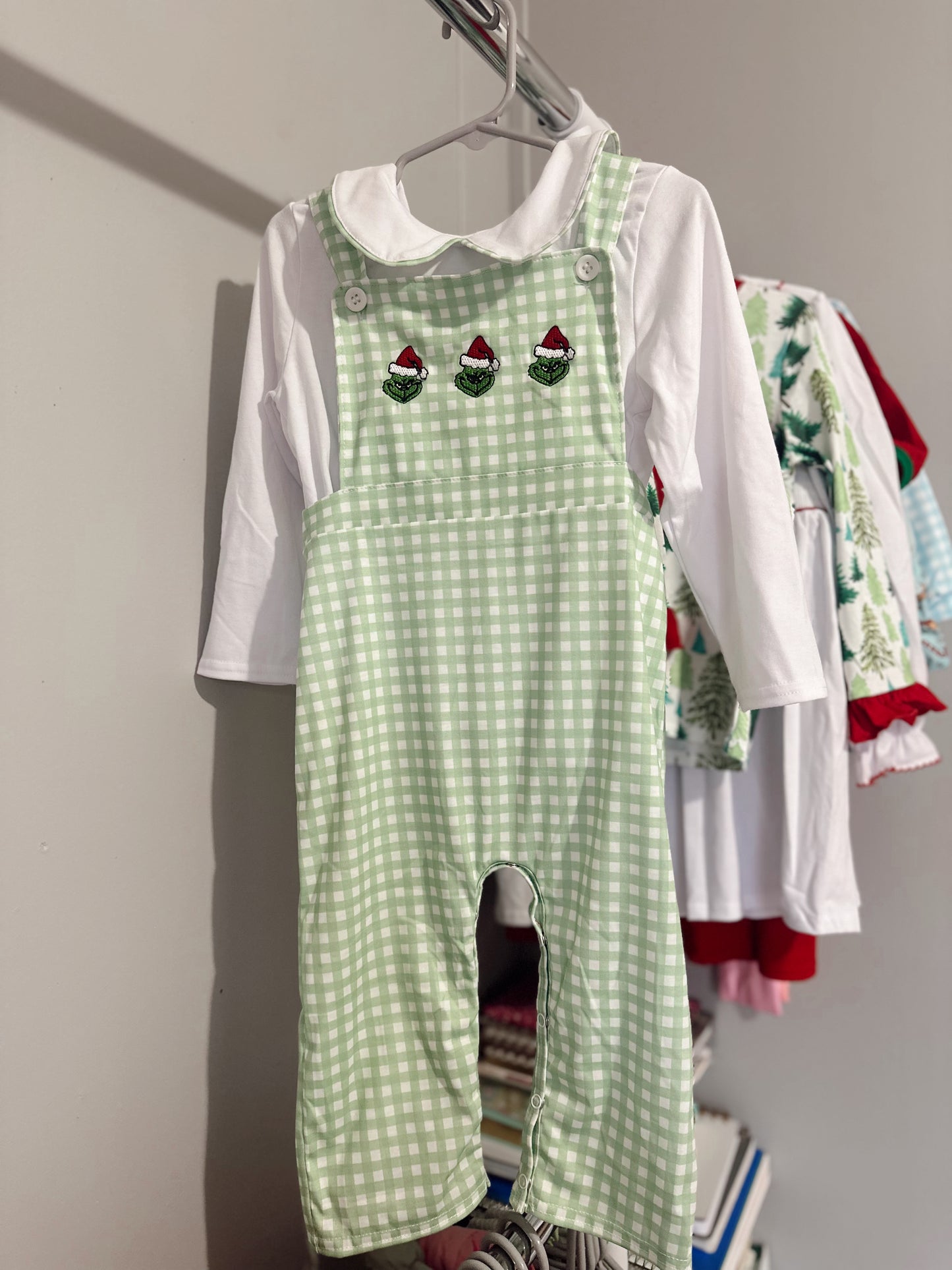 3T Boys mean guy romper & top set