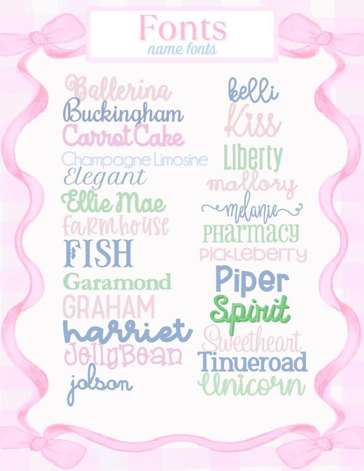 Monogram add on