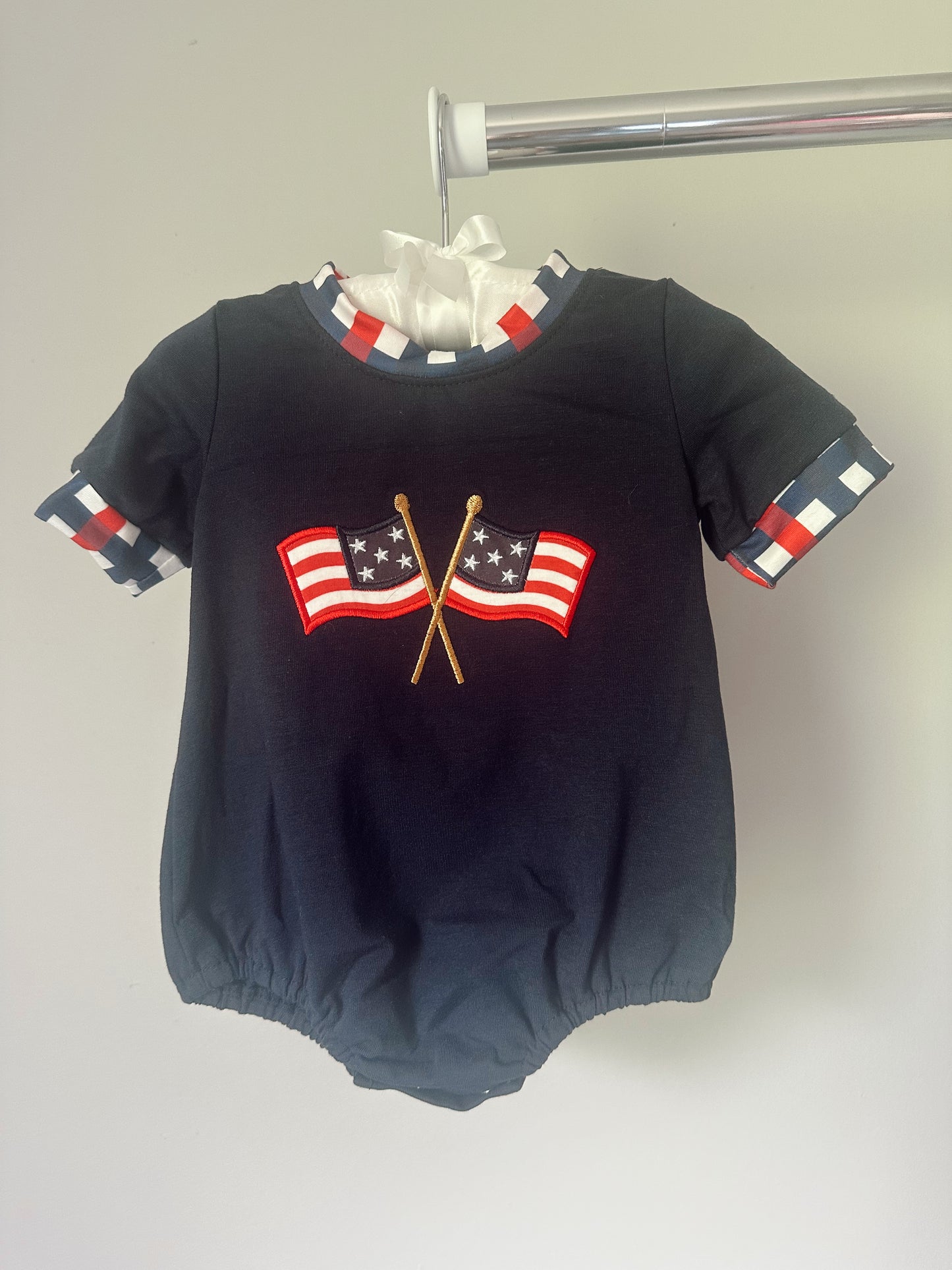 boys patriotic flag bubble