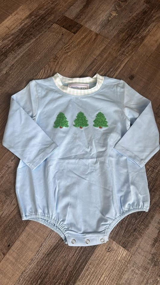 Boys French knot trees bubble