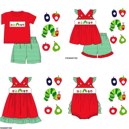 very hungry caterpillar handsmocked collection
