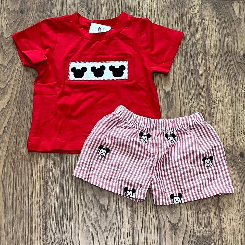 Mickey & Minnie handsmocked collection
