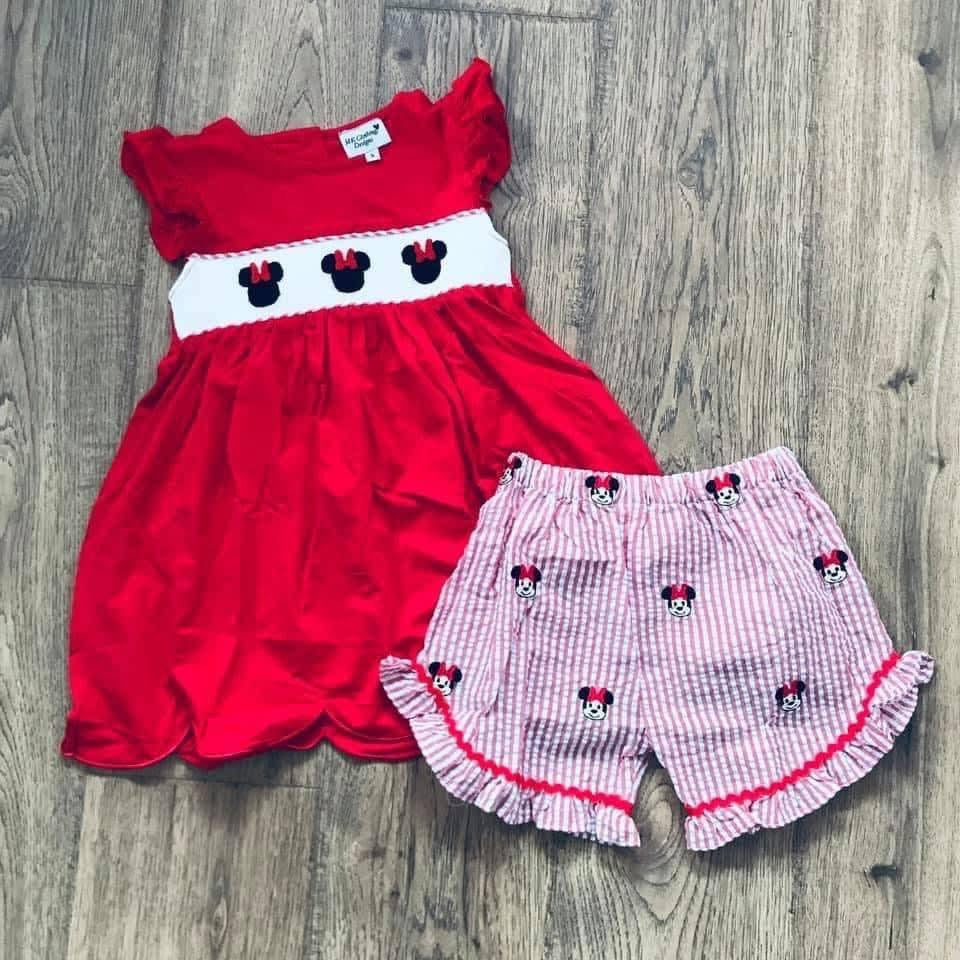 Mickey & Minnie handsmocked collection