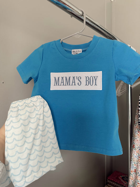 12M Mama's boy short set