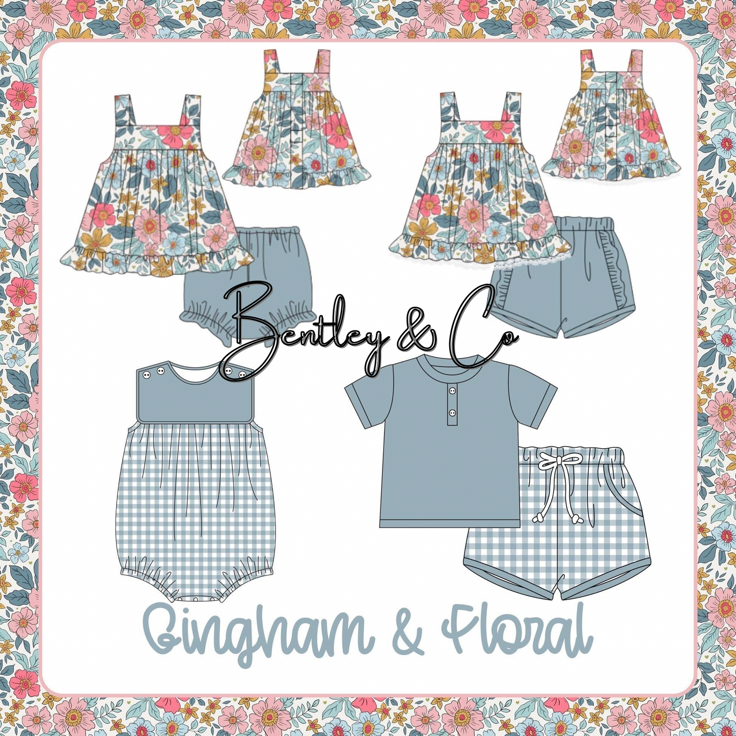 gingham & floral