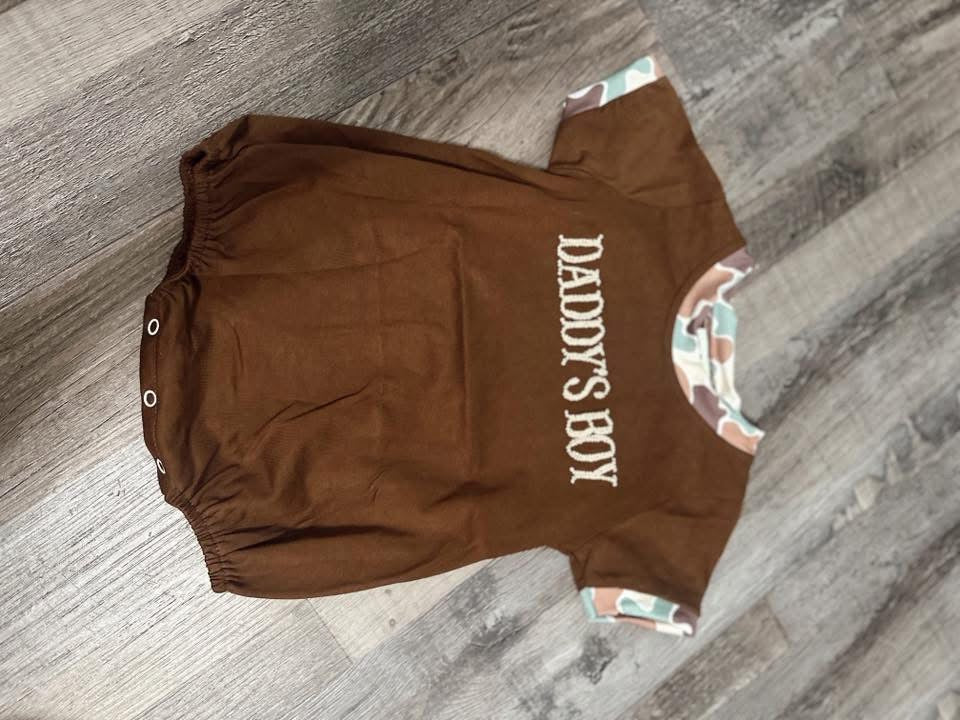 Daddy’s boy French knot bubble