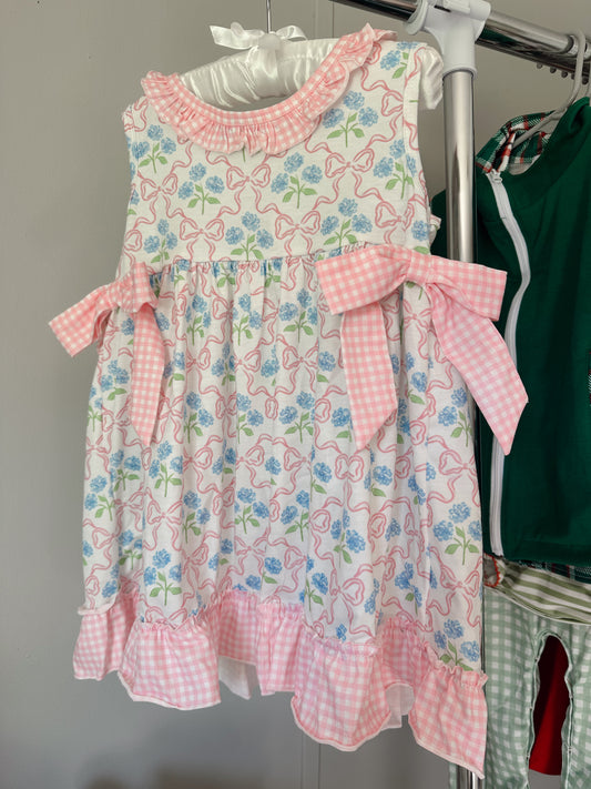 girls 3T hydrangeas dress