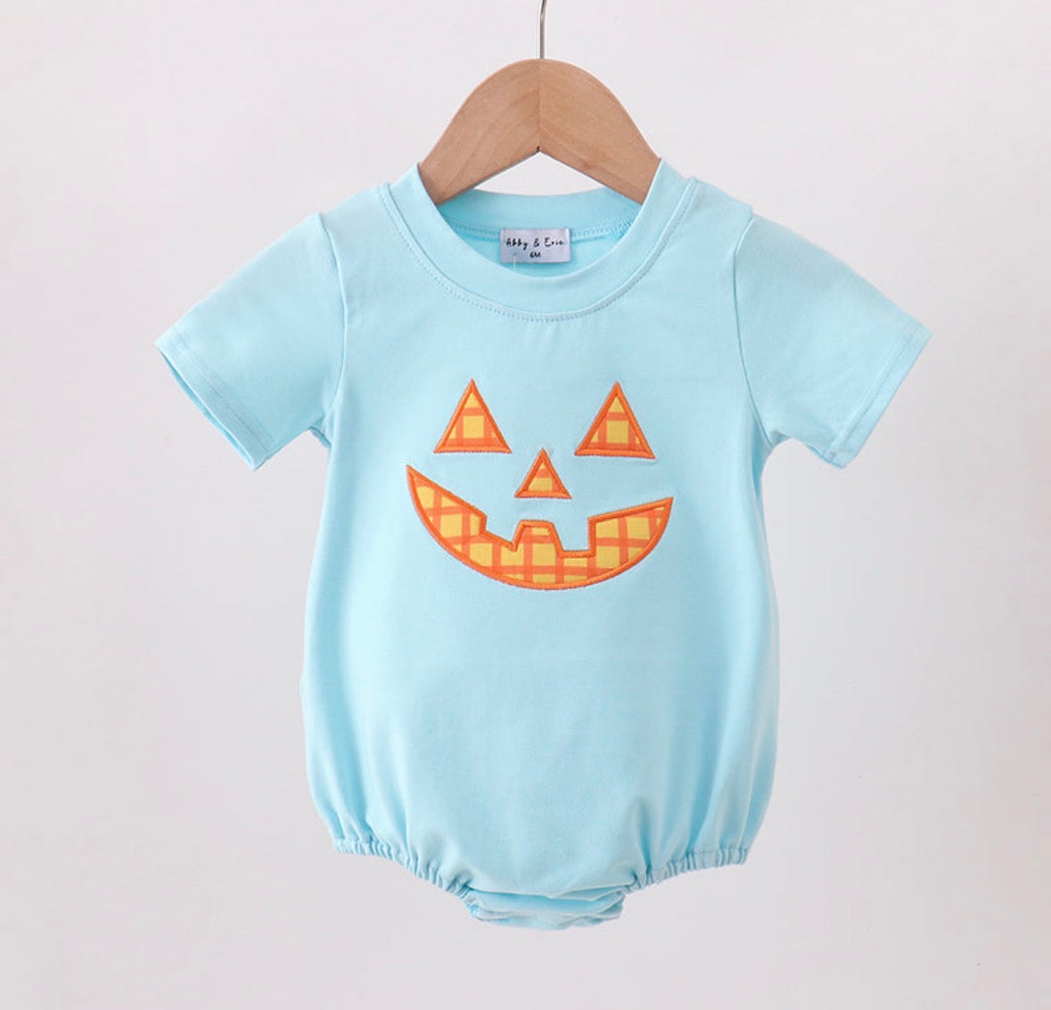 Blue jack o lantern bubble