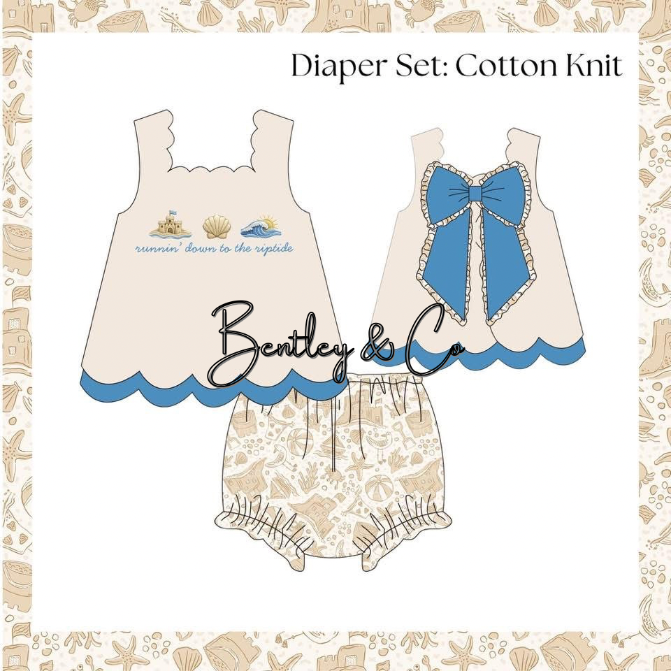 Runnin’ down to the riptide diaper set