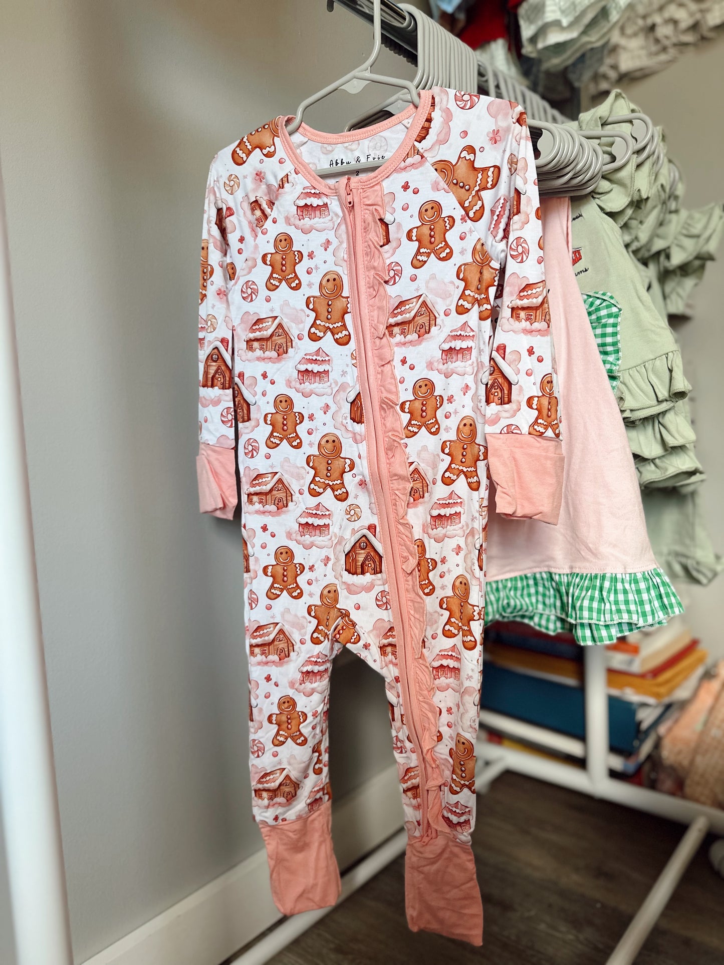 18M Girls gingerbread bamboo sleeper