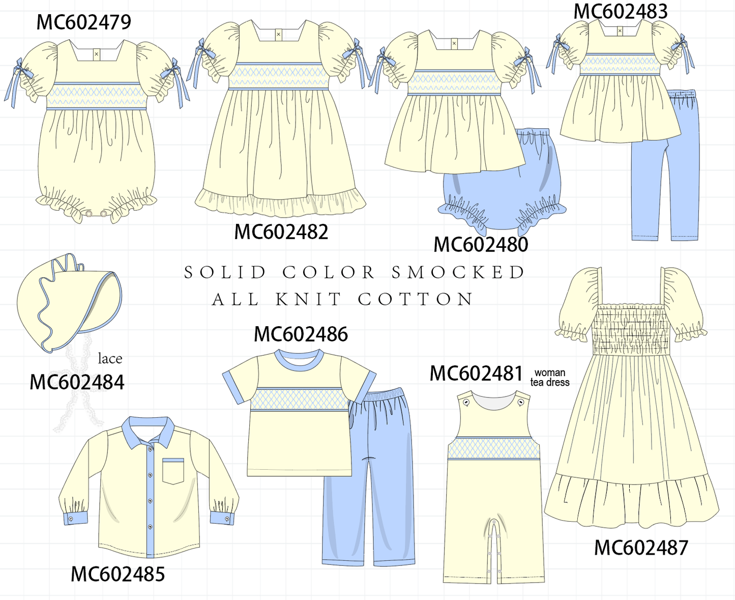 PO82 Beige smocked collection - closing 3/2 - ETA July