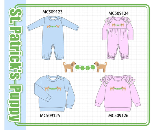 PO65 Blue & pink puppy embroidery collection  - closing 9/15- ETA late January