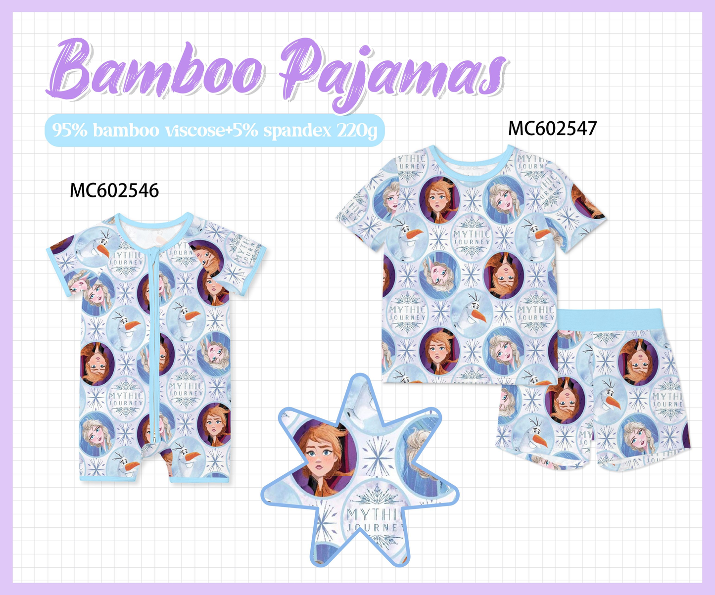 PO82 Blue princess bamboo collection - closing 3/2 - ETA July